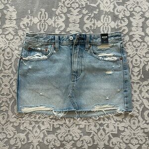 Abercrombie & Fitch Blue Mini Skirt Casual